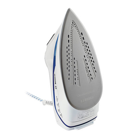 Утюг BOSCH TDA5028010, 2800 Вт, алюминиевая поверхность, самоочистка, голубой