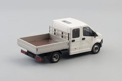 GAZelle Next GAZ A22R23 double cab white-gray 1:43 Nash Avtoprom