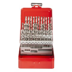 Набор сверл по металлу 1-5,9мм 50шт DIN338 HSS-G 118° (мет. кейс) Ruko 214217(K)