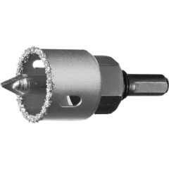 Коронка-чашка Зубр Профессионал c карбид-вольфрамовым нанесением 32 мм высота 25 мм в сборе с д