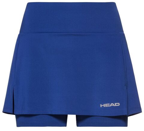 Детская теннисная юбка Head Club Basic Skort - royal blue