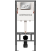 Ceramica Nova CN121001CH Система инсталляции для унитазов CERAMICANOVA Balance с кнопкой смыва Circle, цвет хром глянцевый, с
