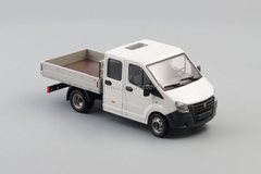 GAZelle Next GAZ A22R23 double cab white-gray 1:43 Nash Avtoprom