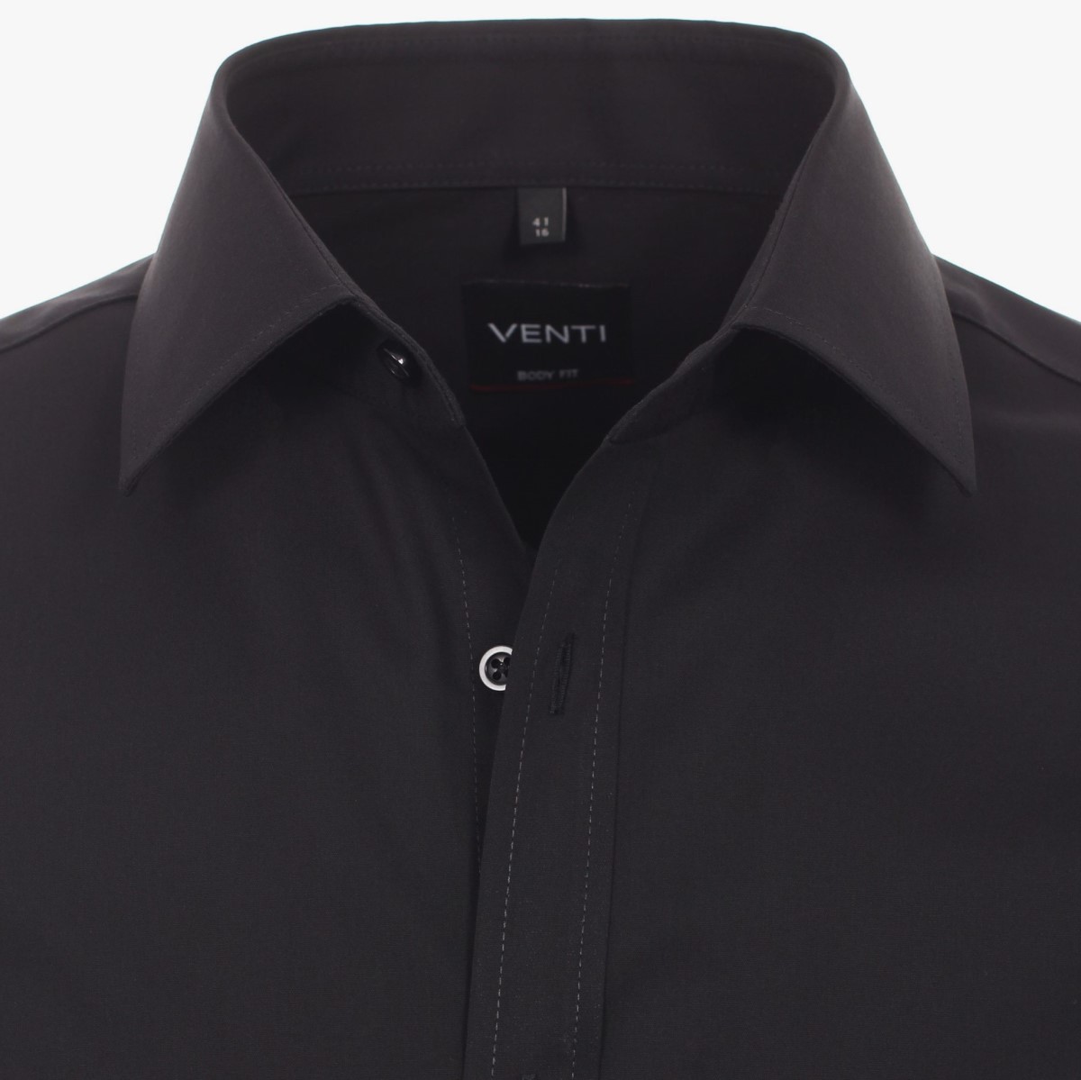 Сорочка мужская Venti Body Fit 001420-800 черная