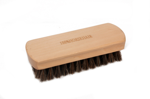 Glosswork Leather Brush Щетка для кожи с натуральным ворсом 13см