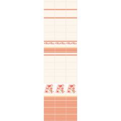 Панель ПВХ Novita 3D Орхидея оранж фон 2700х250мм