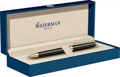 Ручка шариковая Waterman Hemisphere Matt Black GT (S0920770)