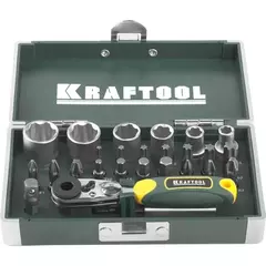 KRAFTOOL  X-Drive 26 шт, Набор кованых торсионных бит (26065-H26)