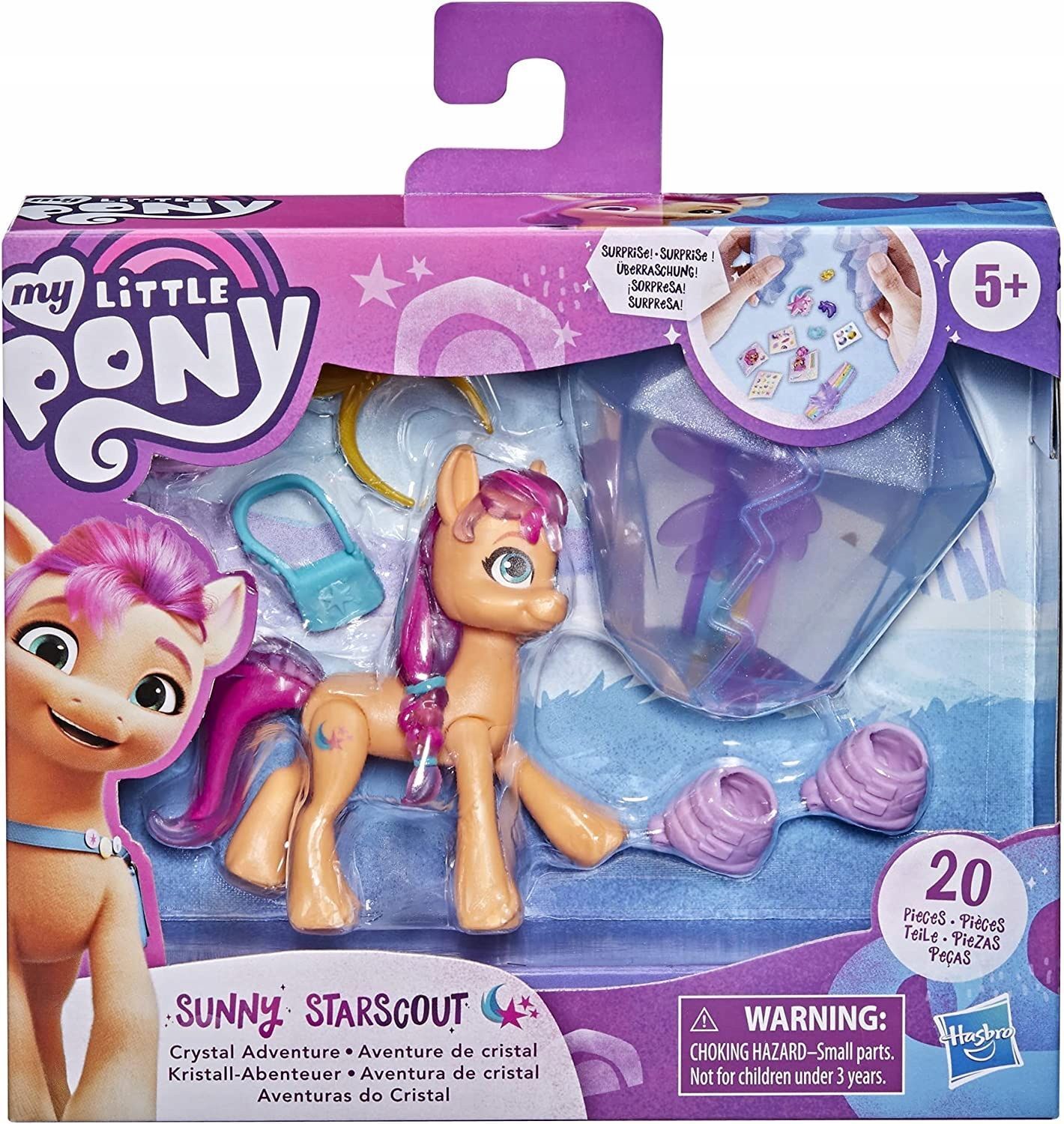 Фигурки My Little Pony Базовая пони с аксессуарами Sunny Starscout F2454  купить в Москве | Доставка по России.