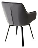 фото 3 Стул MAVERICK 360 град. поворот. BLUVEL-14 GREY/ черный каркас, М-City на profcook.ru