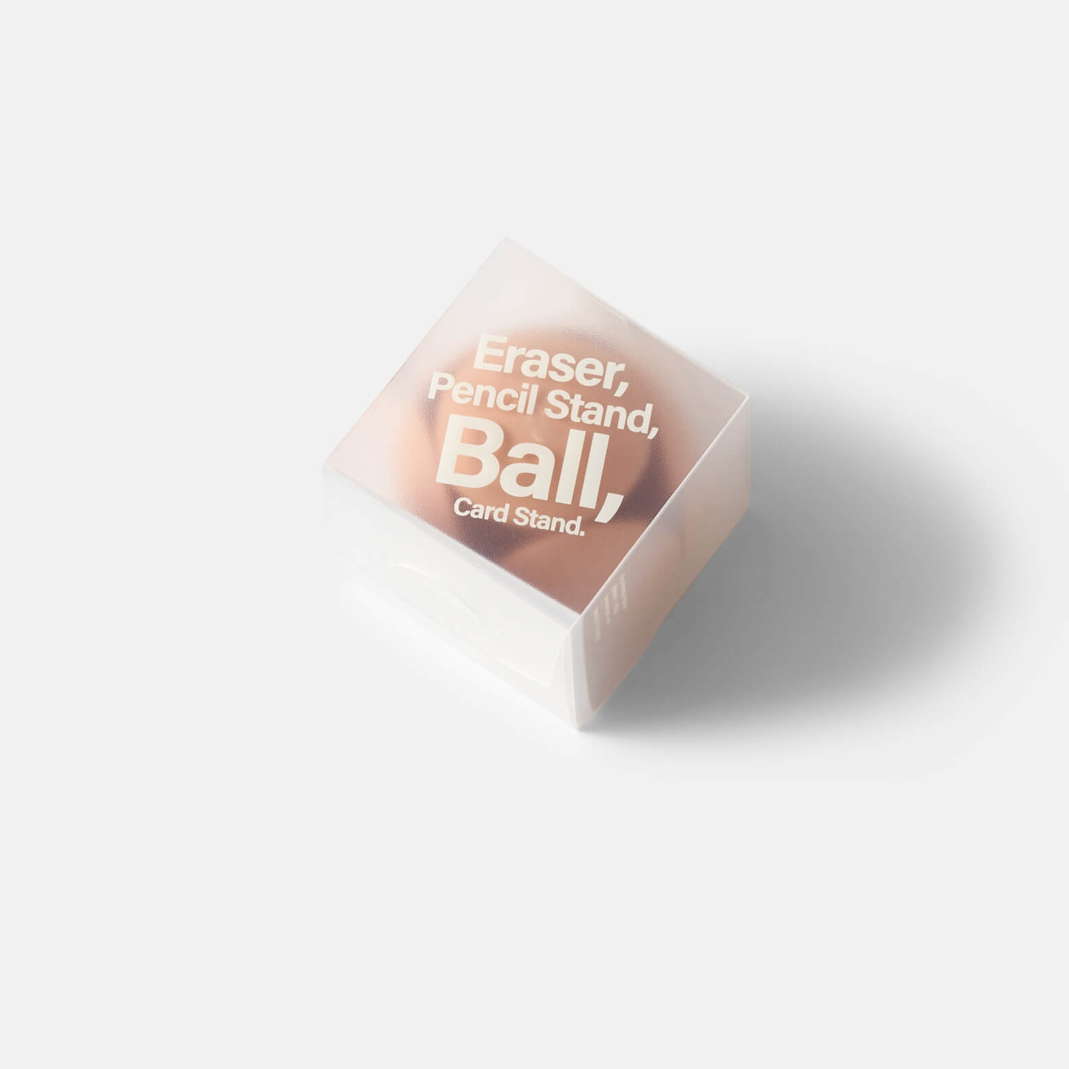 HMM Eraser Ball Peach — ластик-подставка