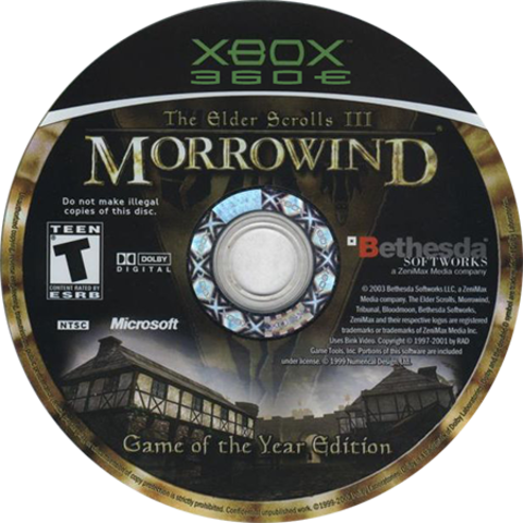 Elder Scrolls III: Morrowind - GOTY (XBOX360E) [Xbox 360]