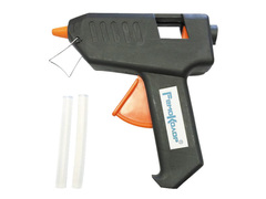 90-1-011 Пистолет клеевой 10 Вт, стержень 7 мм, 2 шт. в комплекте, расход 6-8 г/мин, кабель 1,0 м (РемоКолор)
