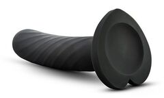 Черный анальный фаллоимитатор Twist Large - 17,78 см. - 