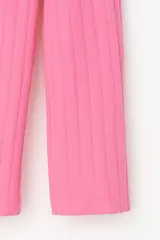 брюки  для девочки  КР 400806-1/неоновый розовый к555