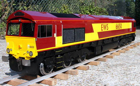 Garden Rail Тепловоз  Class 66-59 на колею 12,7 см, электрический