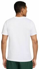 Футболка теннисная Nike Court Dri-Fit Printed T-Shirt - white