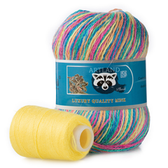 Пряжа "Норка" длинноворсовая, Пух норки-90% Полиамид-10%