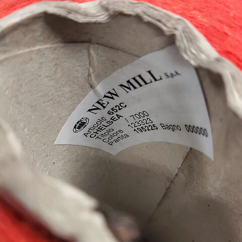 Шерсть (75%) NEW MILL / CHELSEA 700 красно-оранжевый