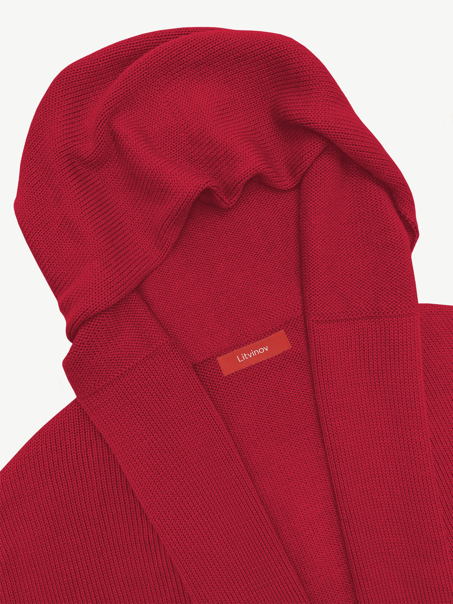 Кардиган с капюшоном из экохлопка