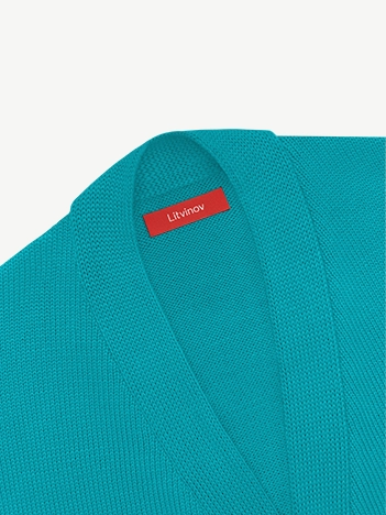 Кардиган с пуговицами из экохлопка