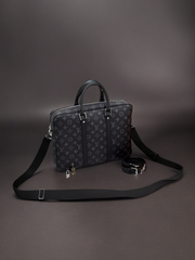 Сумка мужская экокожаная для документов и ноутбука с ручками