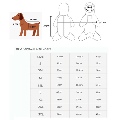 524 PA-OW Дождевик утепленный, для девочки