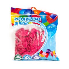 
          Шар воздушный пастель Alingar, №12, розовый, 100шт/уп, пакет с европодвесом
