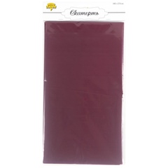 Скатерть п/э однотонная, Бордовый, 1,4*2,75 м