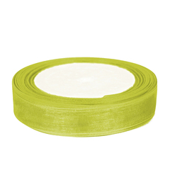 Лента органза (1,2см*22,85м), Салатовый