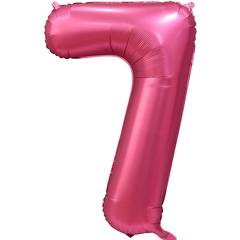 К 34''/86 см, Цифра Сатин Бордовый 