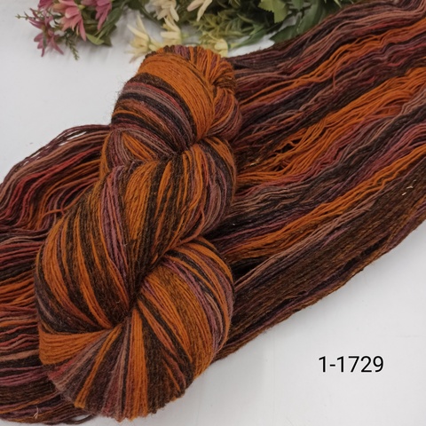 Дундага 6/1 шерсть секционного окрашивания 01-1729 420м/100гр