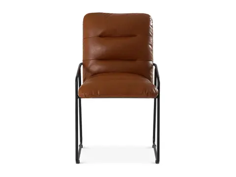 Cтул Maggy из коричневой экокожи