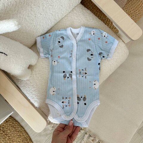 Боди с короткими рукавами