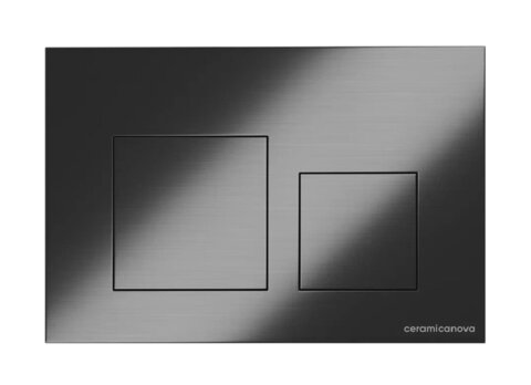 Ceramica Nova CN12-002GG Кнопка смыва Balance, клавиши Square, цвет вороненая сталь, арт. CN12-002GG