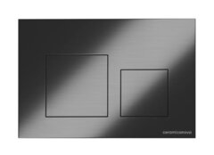 Ceramica Nova CN12-002GG Кнопка смыва Balance, клавиши Square, цвет вороненая сталь, арт. CN12-002GG фото