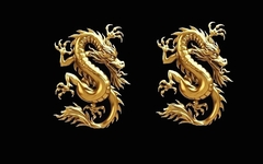 Силиконовый молд № 0282 Китайский дракон правый