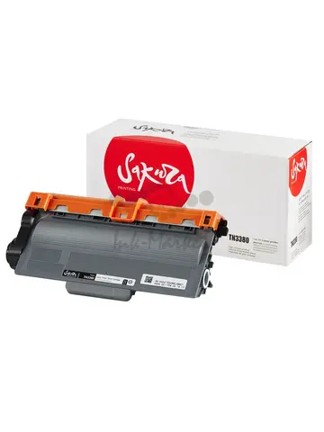 Картридж Sakura TN3380 для Brother, черный, 8000 к.