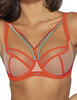 Мягкий бюстгальтер с яркой окантовкой Novika MIA N03 Fluo