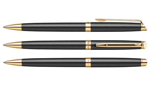 Ручка шариковая Waterman Hemisphere Matt Black GT (S0920770)