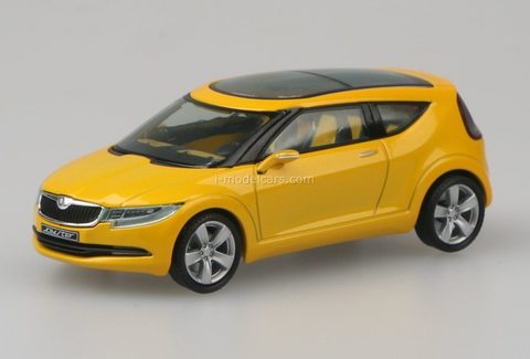 Skoda Joyster Concept Car 2008 yellow metallic Abrex 1:43