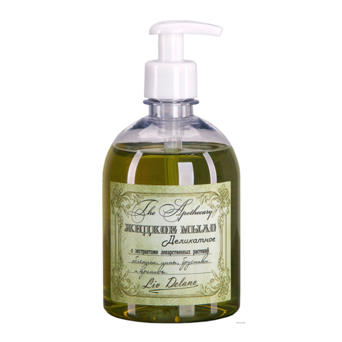 Liv-delano The Apothecary  Жидкое мыло с экстрактом облепихи,липы,брусники и крапивы 480г