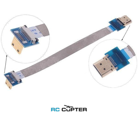 Кабель HDMI - mini HDMI мягкий 20см