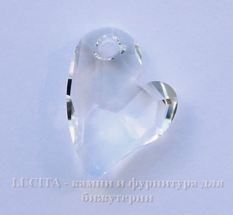 6261 Подвеска Сваровски Сердечко Crystal  (17 мм) ()