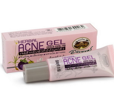 Гель растительный от Угрей Апхайпхуубээт Herbal Acne Gel Abhaibhubejhr 15 грамм