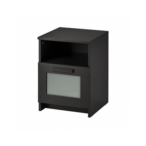 Тумба прикроватная СИРИУС (BRIMNES), 39*41*53 см, дуб венге