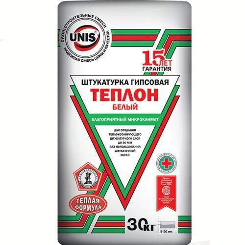  Гипсовая влагостойкая штукатурка Unis Теплон, 30 кг 6e678e8e7b6049cb85b7e483553c6cad.jpg
