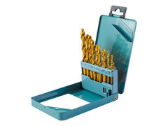 36-8-203 Набор сверл  по металлу 2,0-8,0 мм, заточка 135o, HSS TIN, 13 предметов, металлический бокс (РемоКолор)