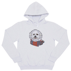 Толстовка "Бишон любит тебя больше себя"