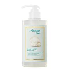 JMSolution Life Marine Cotton Body Wash гель для душа с экстрактом морского хлопка